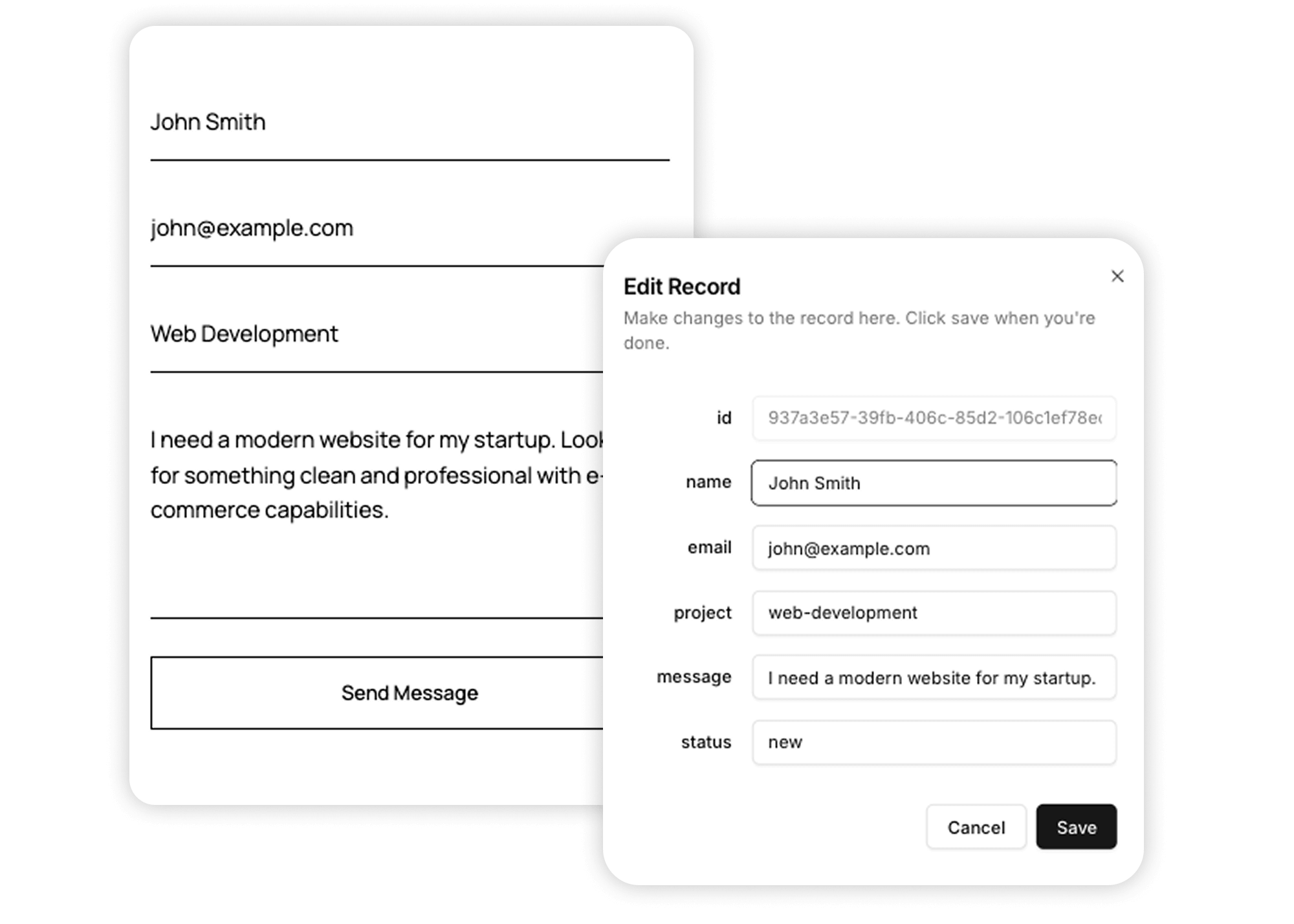 Real Backend Included